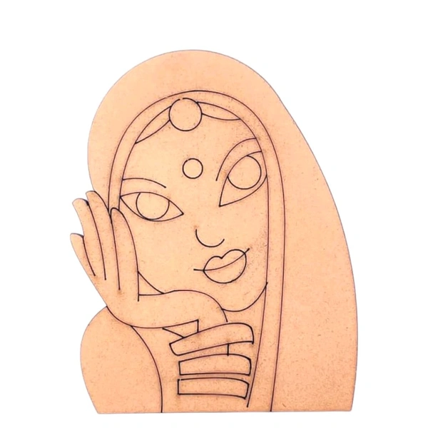 Premarked Rajastani Lady