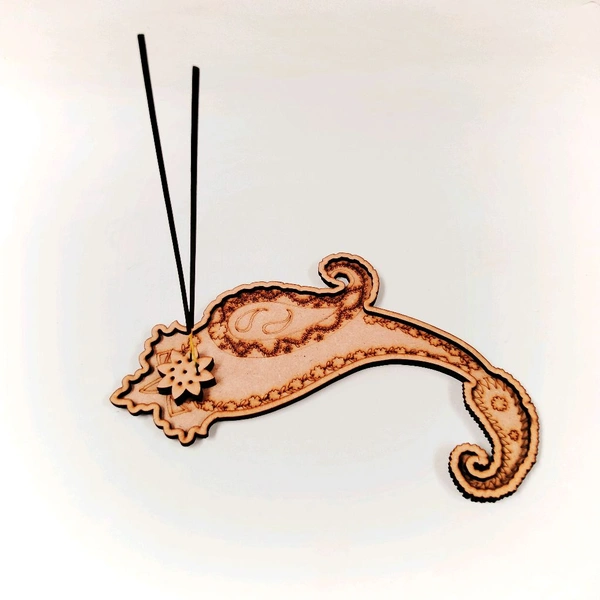 Premarked Paisley Incense Stick Holder 4