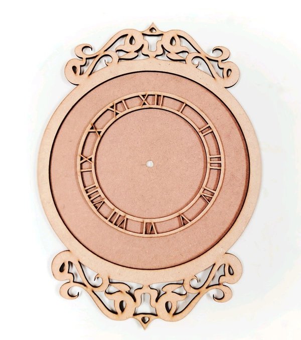 Vintage Victorian Style Double Layer Clock With Number Ring