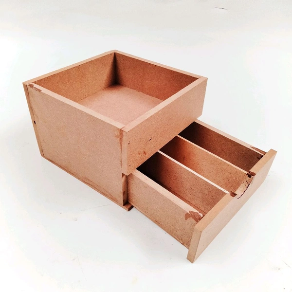 Organizer Box With Tray And Drawer