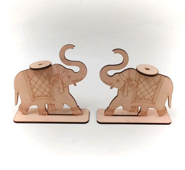 Elephant Tea Light Holder - 1 Pair