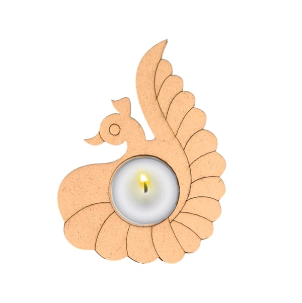 Peacock Tea Light Holder