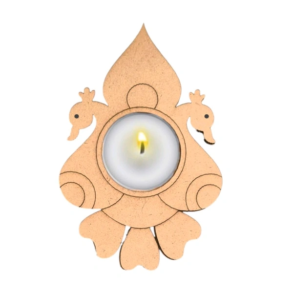 Peacock Tea Light Holder