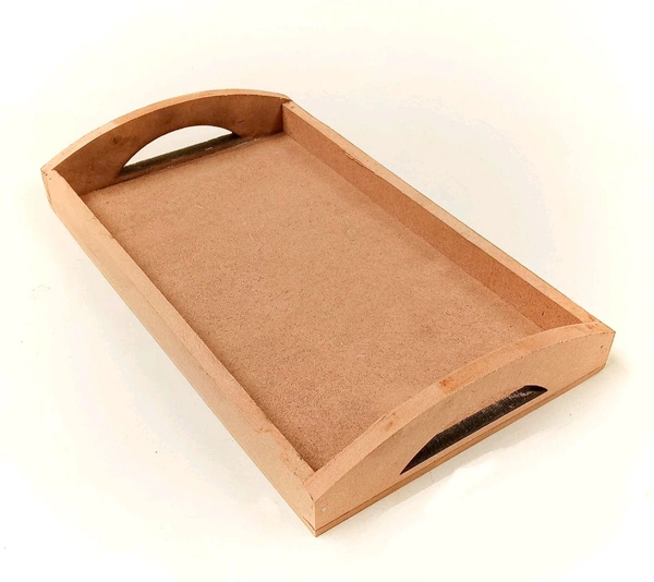 Serving Tray With Rounter Handle