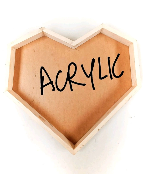 Heart Wooden Frames - Varmala Preservation 