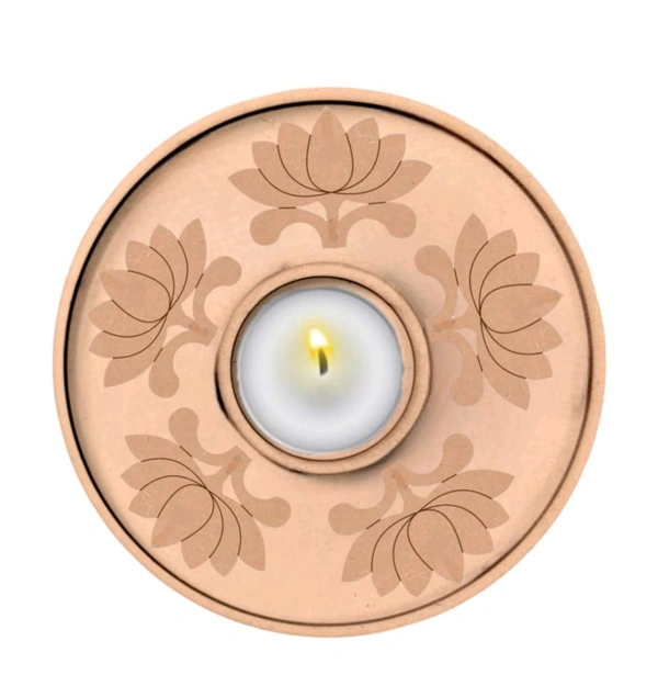 Layer Tea Light Candle Holder - Lotus