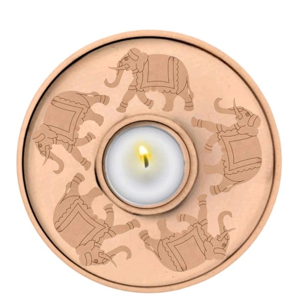 Layer Tea Light Candle Holder - Elephant