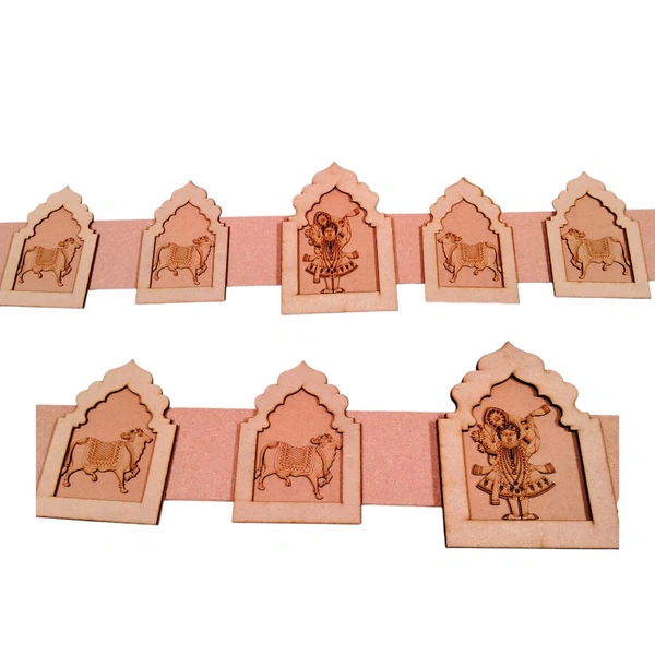 Jharokha Bandhanwar Door Hanging Pichwai Cow- Toran 8