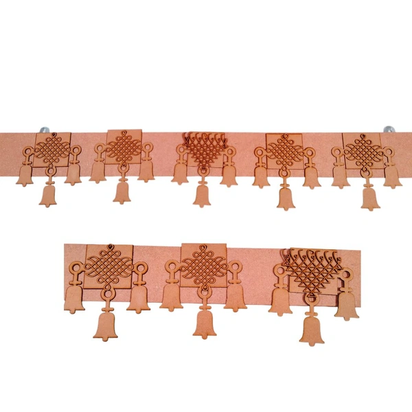 Bells & Kolam Bandhanwar Door Hanging - Toran 16