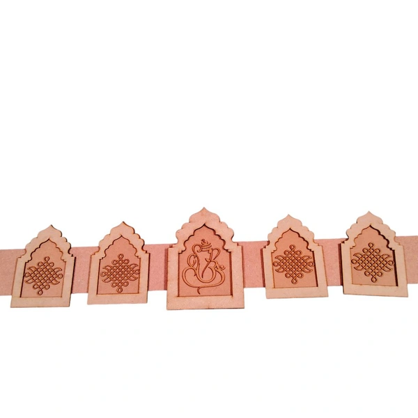 Jharokha & Kolam Bandhanwar Door Hanging Ganesha - Toran 24