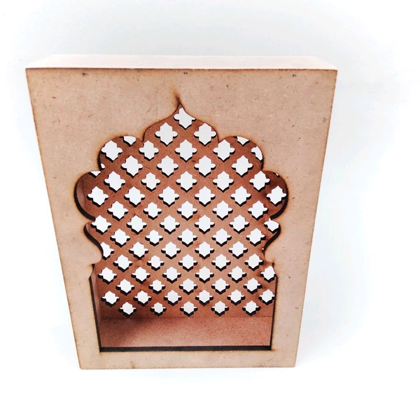 Rajasthani Traditional Jharokha - Box with Moroccon Jali Panel 3