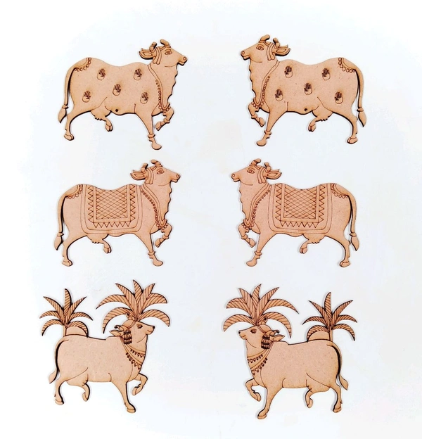 Pichwai Cow Premarked Embellishments 