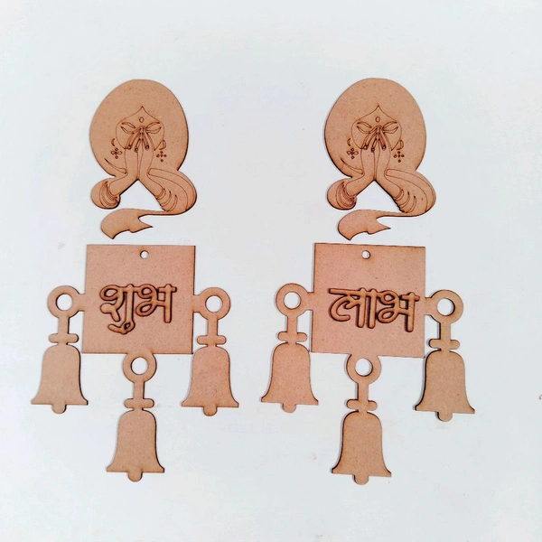 Namaste Lady With Shubh Labh Bells