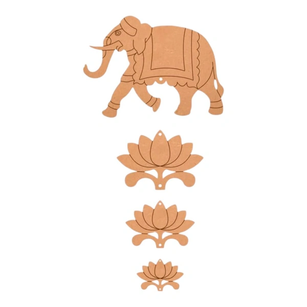 Pichwai Elephant Wall Hanging - 1