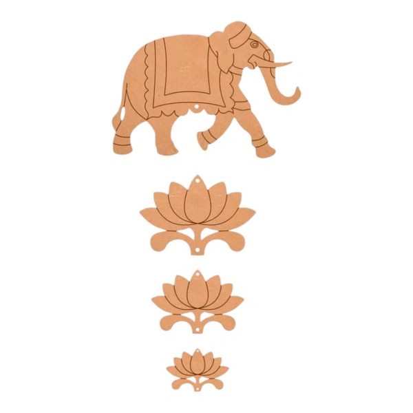 Pichwai Elephant Wall Hanging - 1