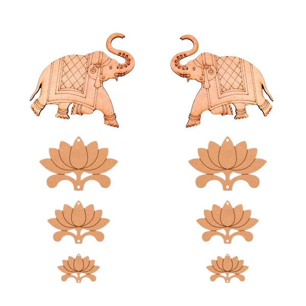 Pichwai Elephant Wall Hanging - 2