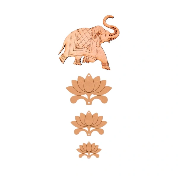 Pichwai Elephant Wall Hanging - 2