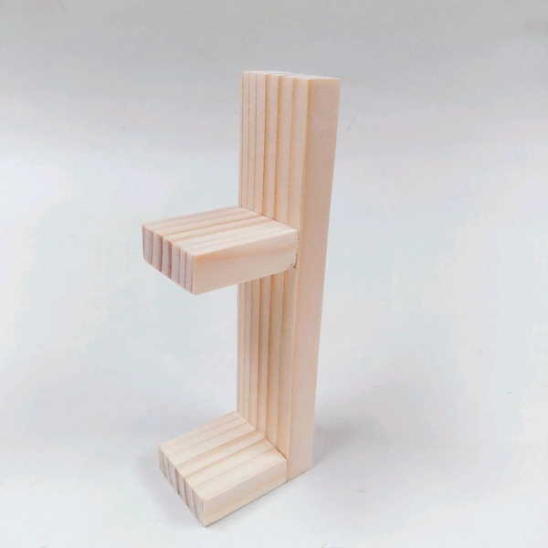 Miniature Shelf Pinewood Fridge magnet 