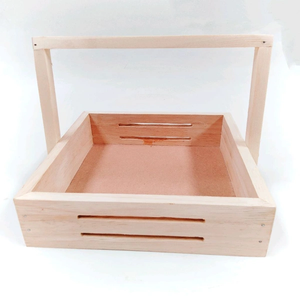 Premium Wooden Hamper Basket / Caddy / Tray 