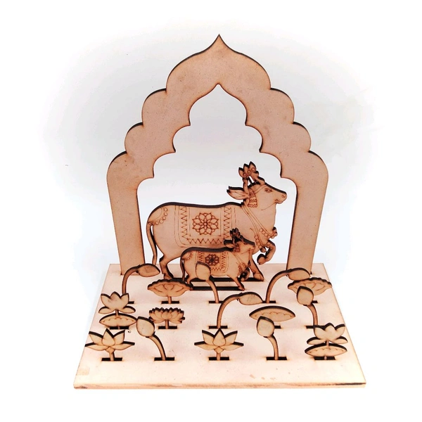 Table Top - Jharokha Pichwaii Cow  And Lotus Decor 