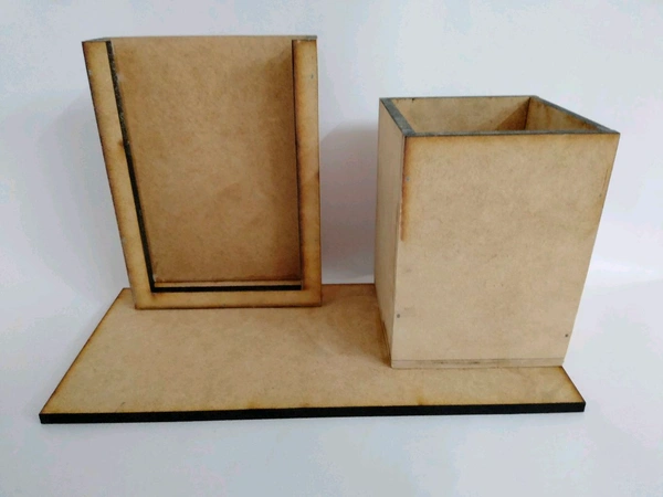 Desk Organizer - 01 Pen Stand With Card Holder