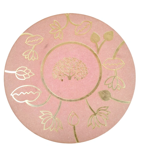 Pichwai Lotus Pond With Life Of Tree