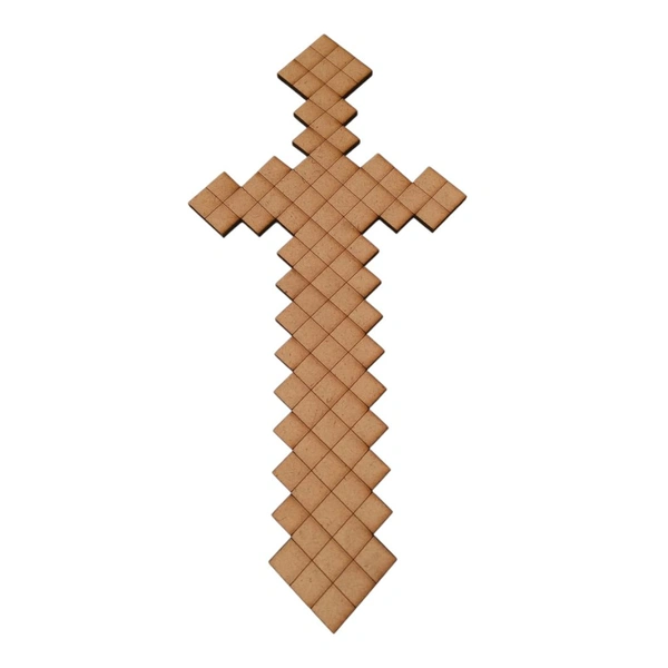 Minecraft Sword Premarked 
