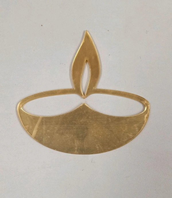 Golden Acrylic Diya