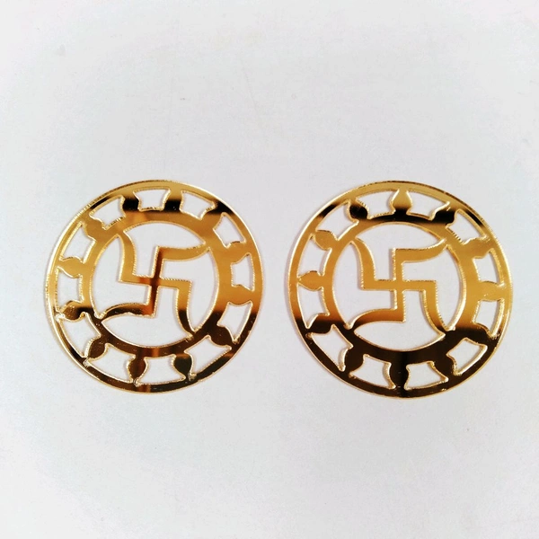 Golden Acrylic Swastik