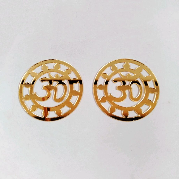Golden Acrylic Om Cutout 