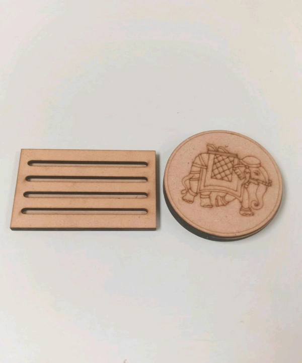 Pre Marked Coaster Set - Pichwai Elephant