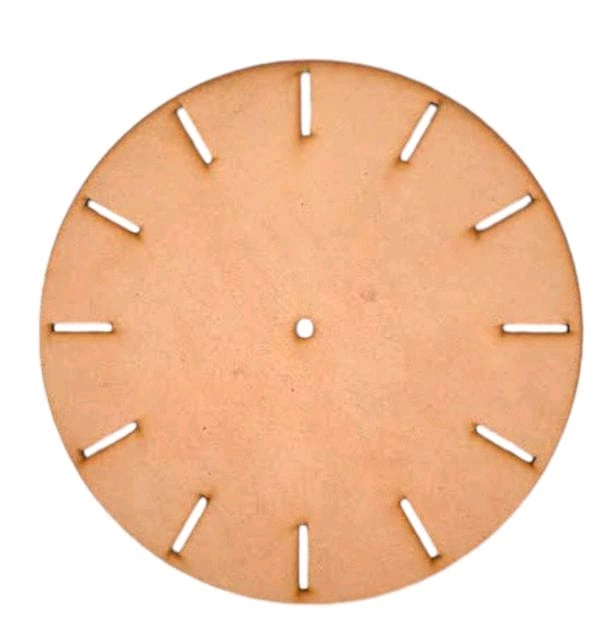 Round Clock - Laser Cut Numbers Sticks