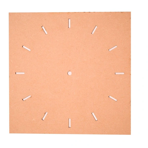 Square Clock - Laser Cut Numbers Sticks
