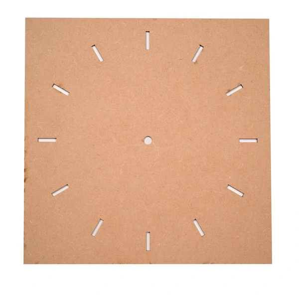Square Clock - Laser Cut Numbers Sticks