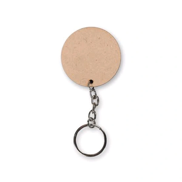 3 Inch MDF Keychain Base - 6mm & 4mm Thickness - Set Of 25 Pcs