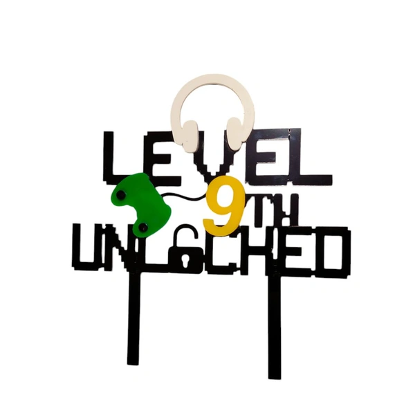 Birthday Cake Topper - Gamers 