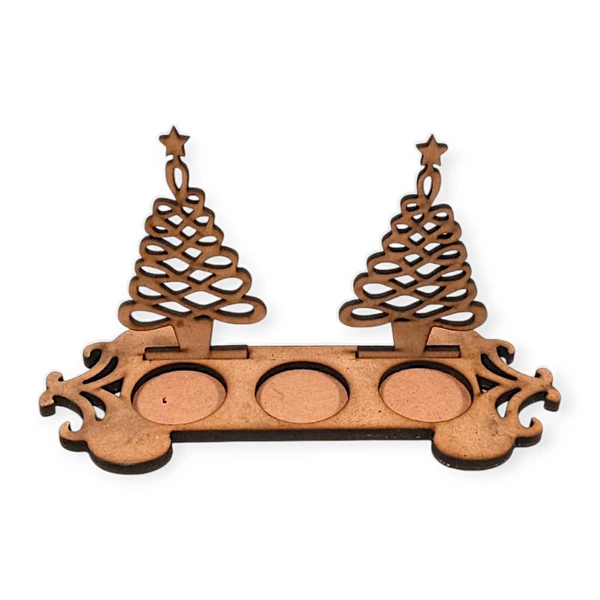 Christmas Tea Light Holder - Tree