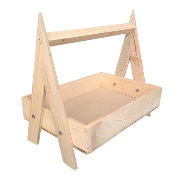 Pinewood Basket Gift Hamper Display Stand