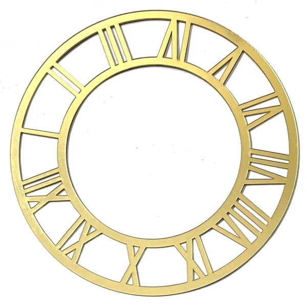 Acrylic Roman Number Clock Ring