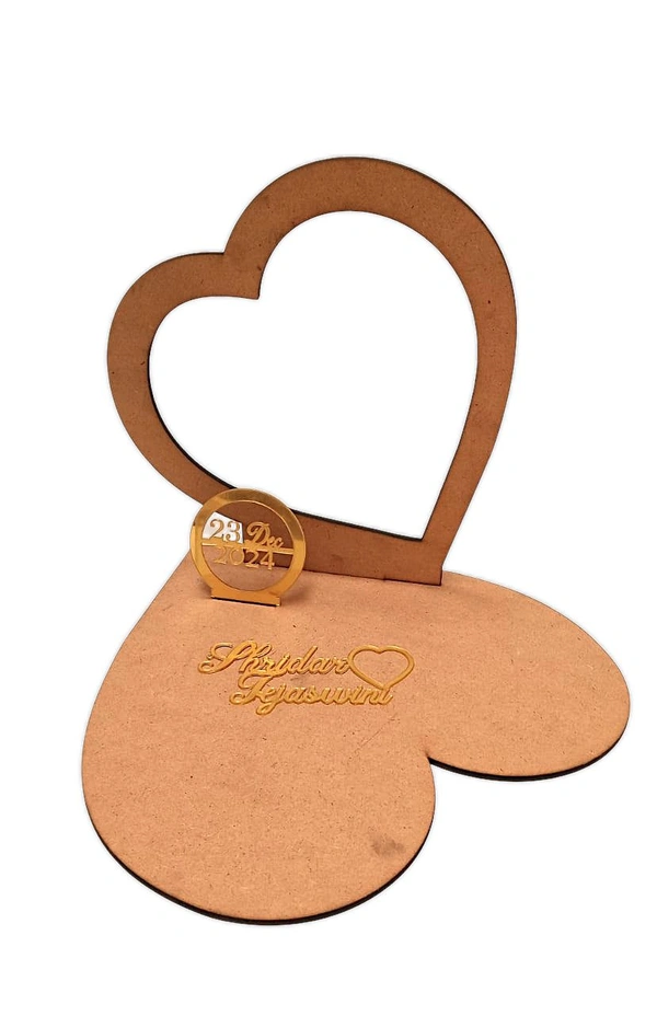 Heart Shape Engagement Ring Platter 