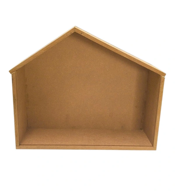 House Shape Doll House/ Shadow Box