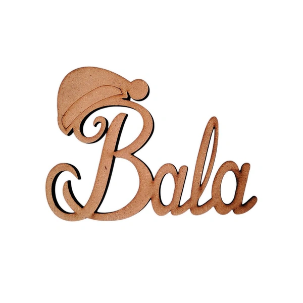 Name Fridge Magnet Christmas Theme Santa Cap