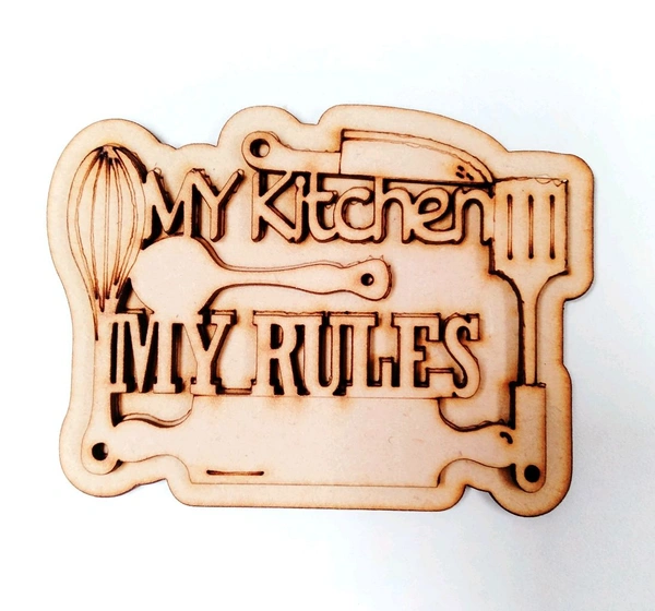 Fridge Magnet - My Kitchen My Rules