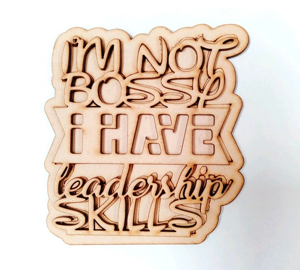 Fridge Magnet - I'm Not Bossy