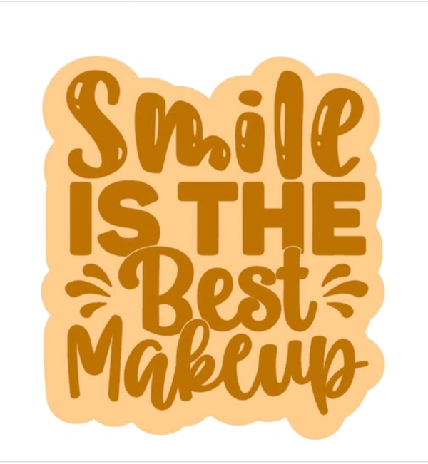 Fridge Magnet - Smile Is The Best Makeup