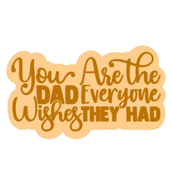 Fridge Magnet - Best Dad Wish 