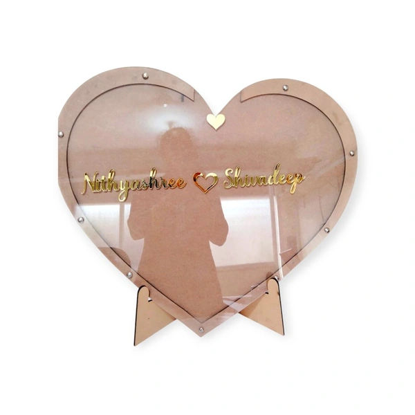 Wedding Guest Book - Wishes Memories Drop Box