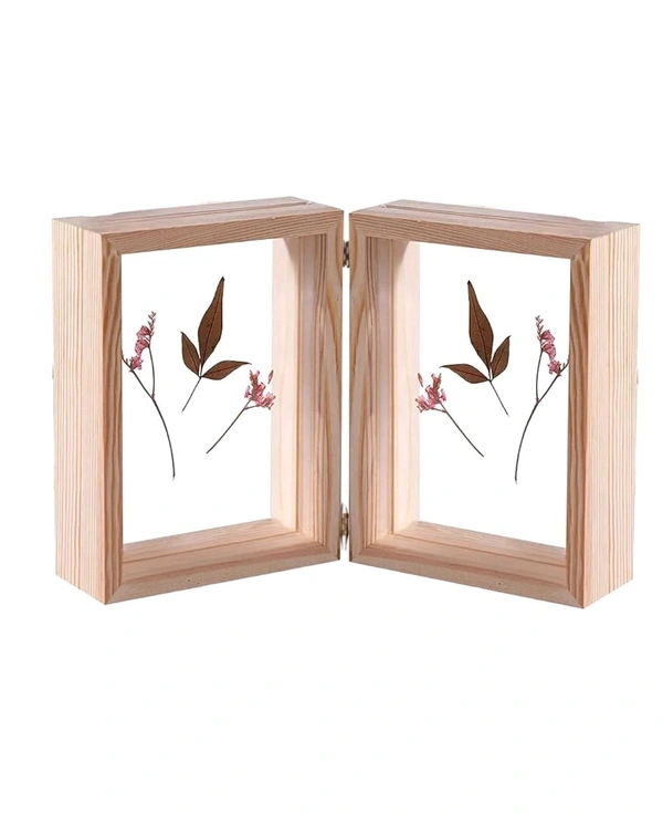 Pinewood Varmala Preservation Frame - Acrylic Base / Floting Frame / Book Frame 
