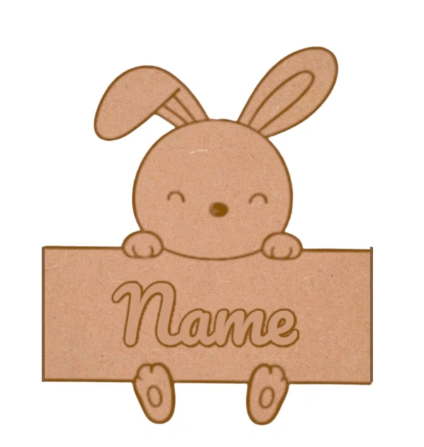 Bunny / Rabit Kid's Room Name Board