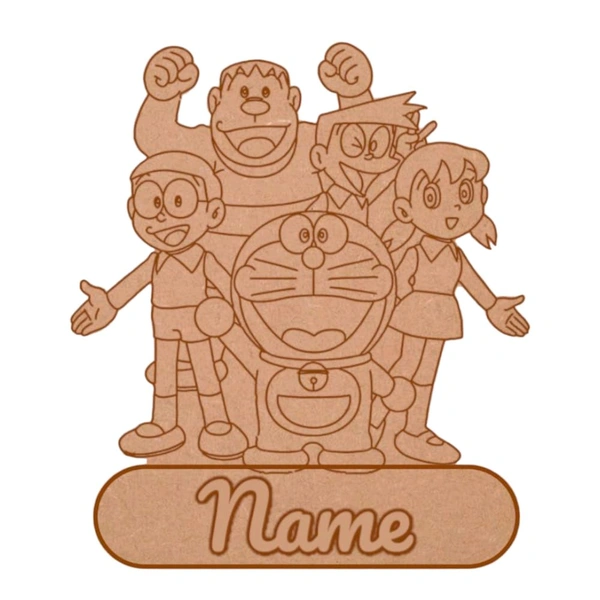 Doraemon Theme Kids's Room Nameboard 